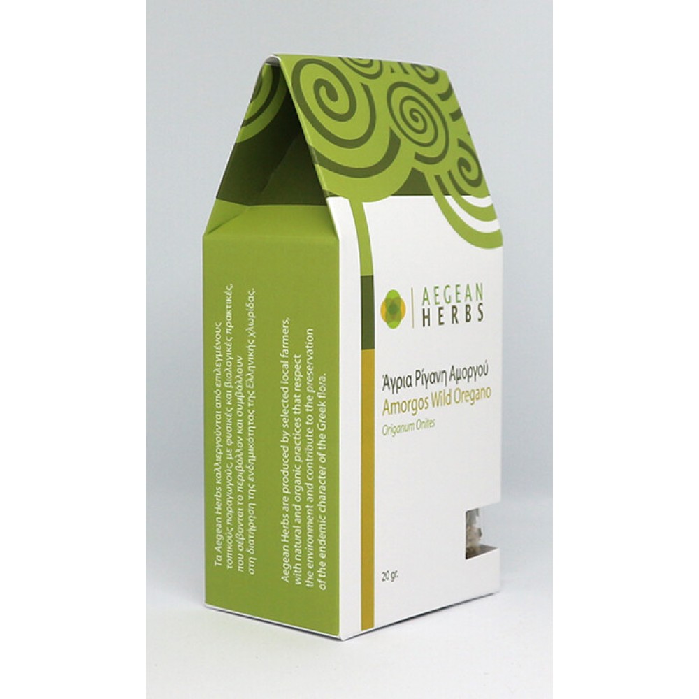 Aegean Herbs Amorgos Wild Oregano 20gr Food