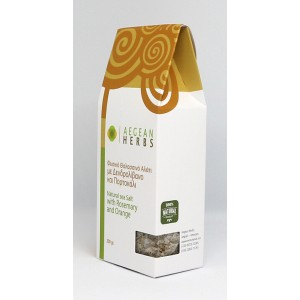 Aegean Herbs Meersalz mit Rosmarin und Orange 200gr Food