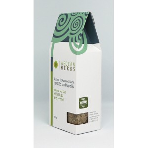 Aegean Herbs Natural Sea Salt with Ouzo & Fennel 200gr Food