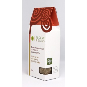 Aegean Herbs Meersalz mit Bohnenkraut und Chilliflocken 200gr Food