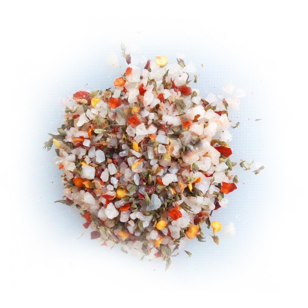Aegean Herbs Meersalz mit Bohnenkraut und Chilliflocken 200gr Food
