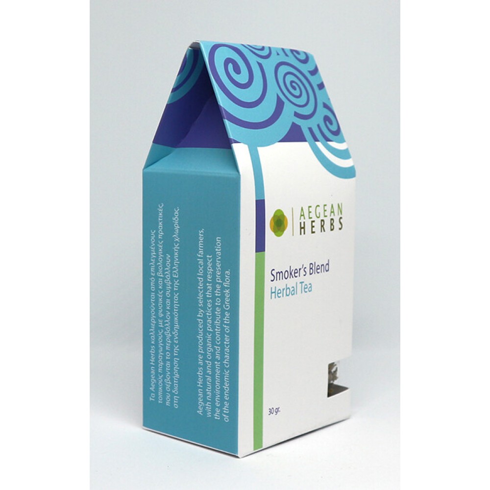 Aegean Herbs Smoker's Blend Herbal Tea 30gr Food