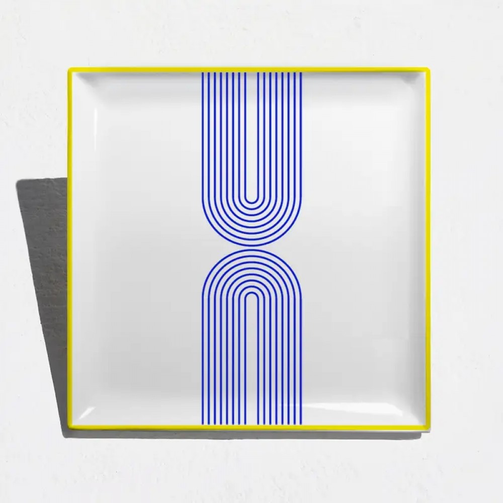 "Stadium Blue" tray Home & Living