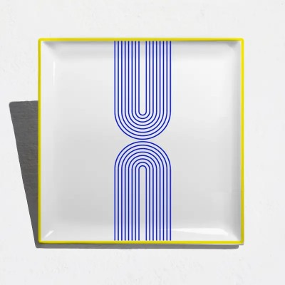 "Stadium Blue" tray