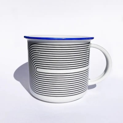 "Stadium Black" Mug